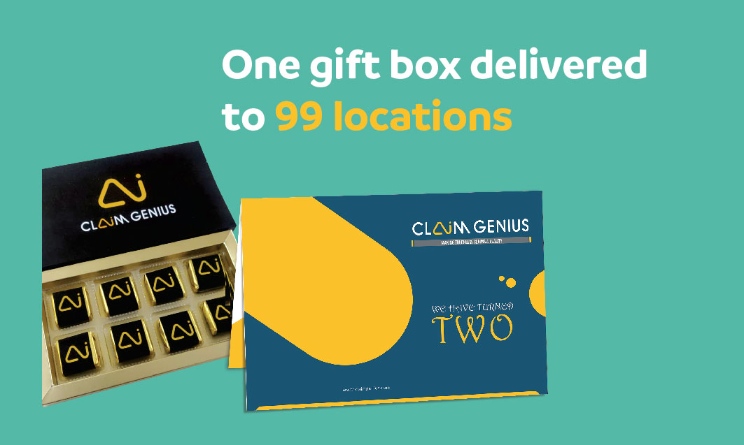 How Did Claim Genius Deliver Customised Gifts to its 99 Employees?