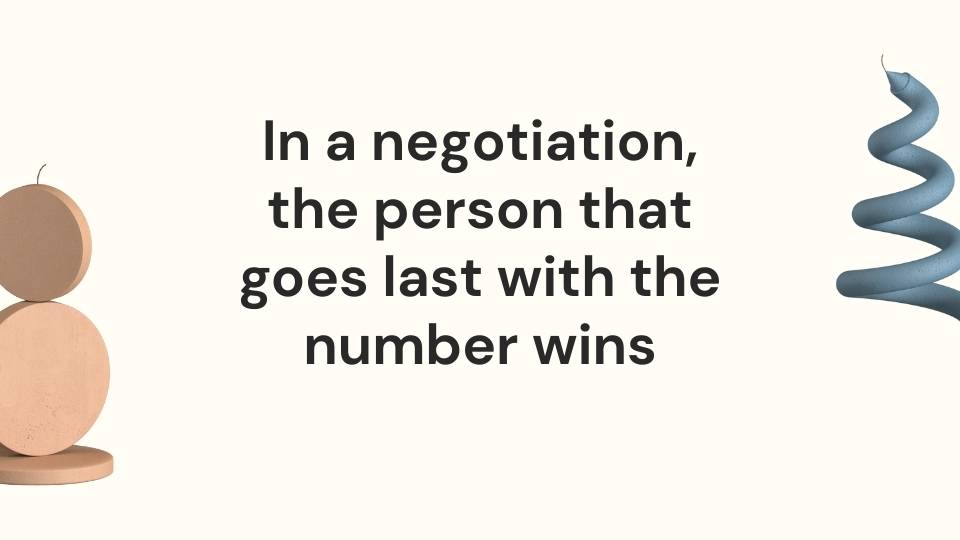 Image showing principle of negotiation