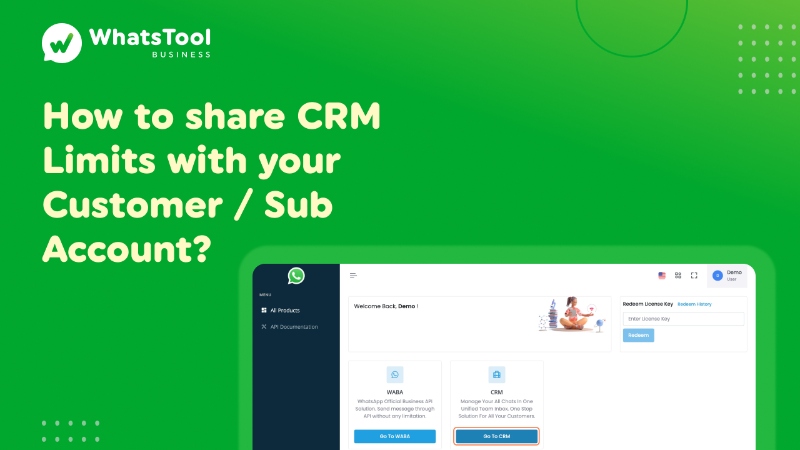 How to share CRM Limits with your Customer / Sub Account?