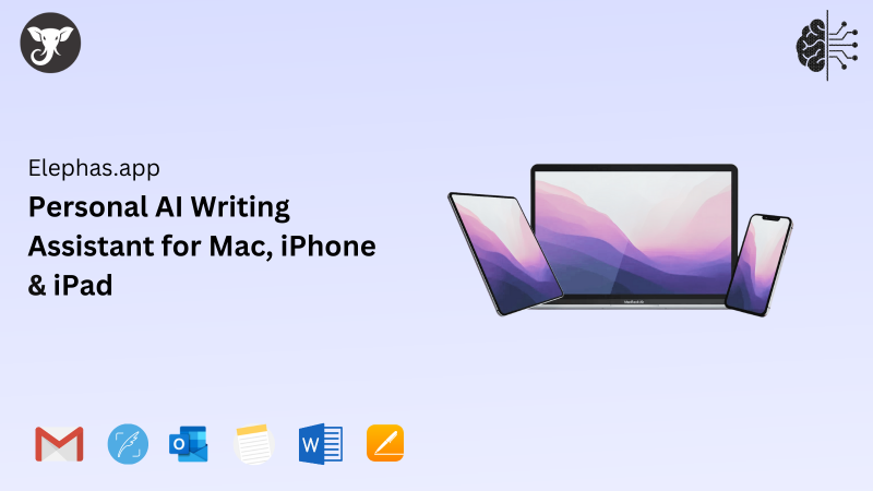 Writing Assistant for Apple Mail and Notes (macOS)