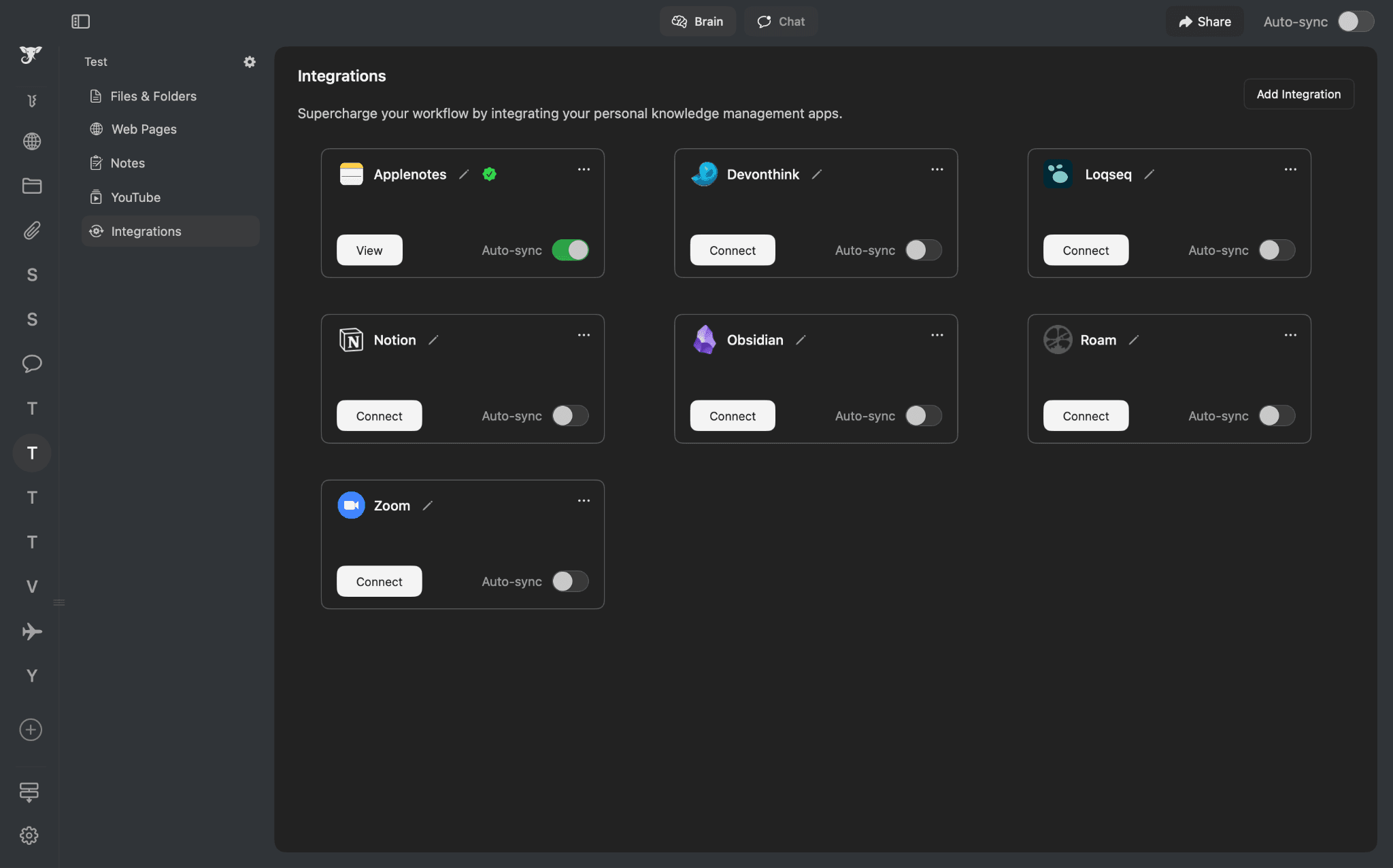 Elephas integration connections