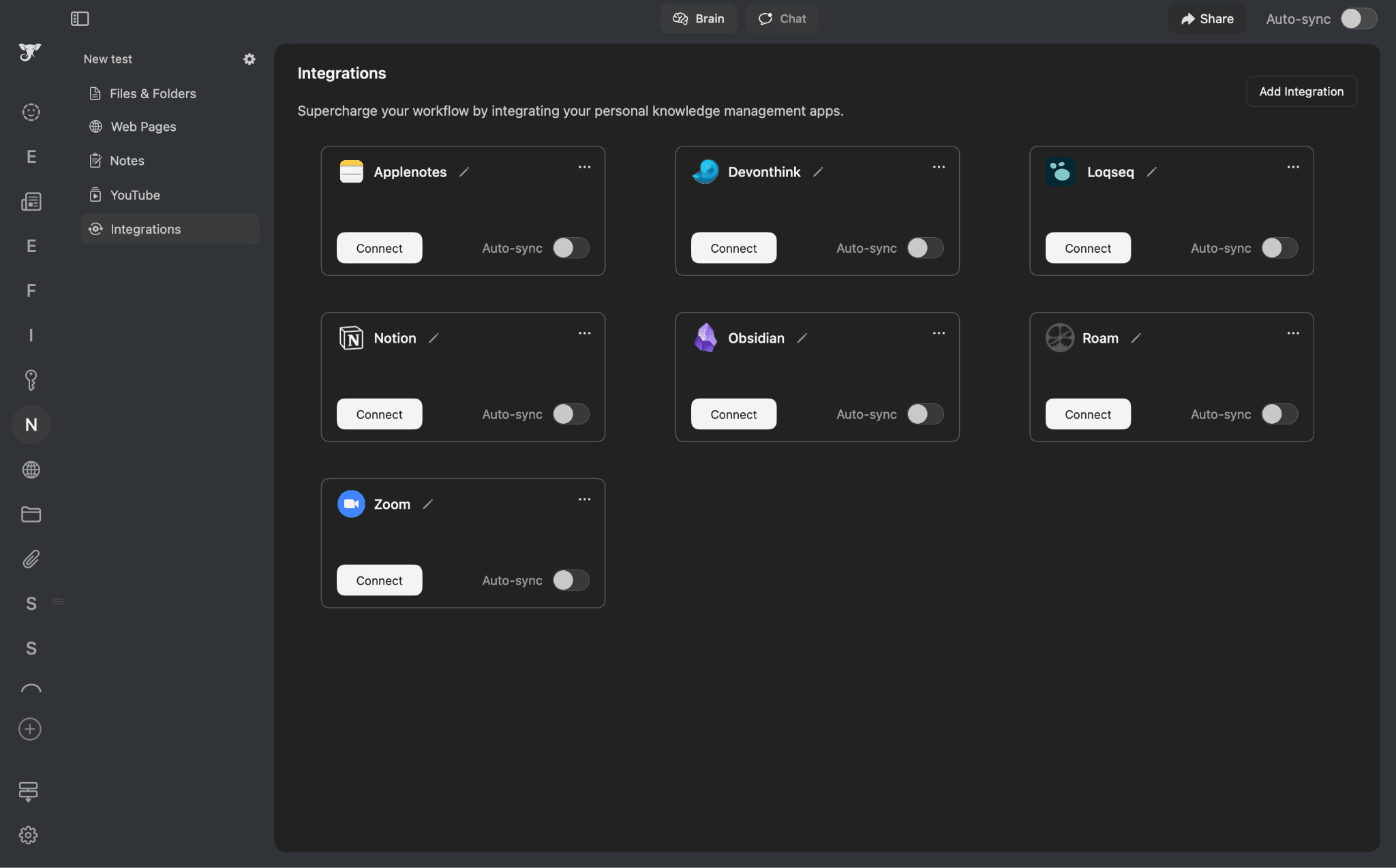 Integrations of Elephas