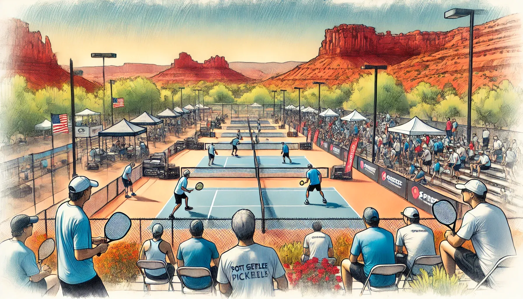 Pickleball Buzzing in St. George as Professional Pickleball Tour Arrives 