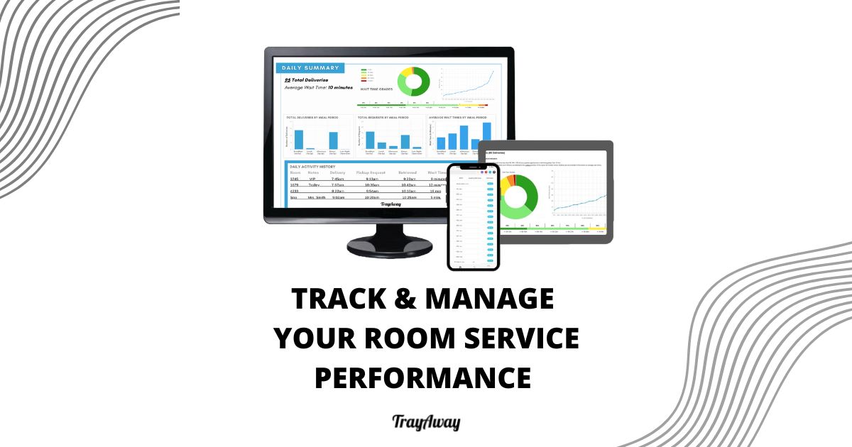 Track and manage your room service performance 