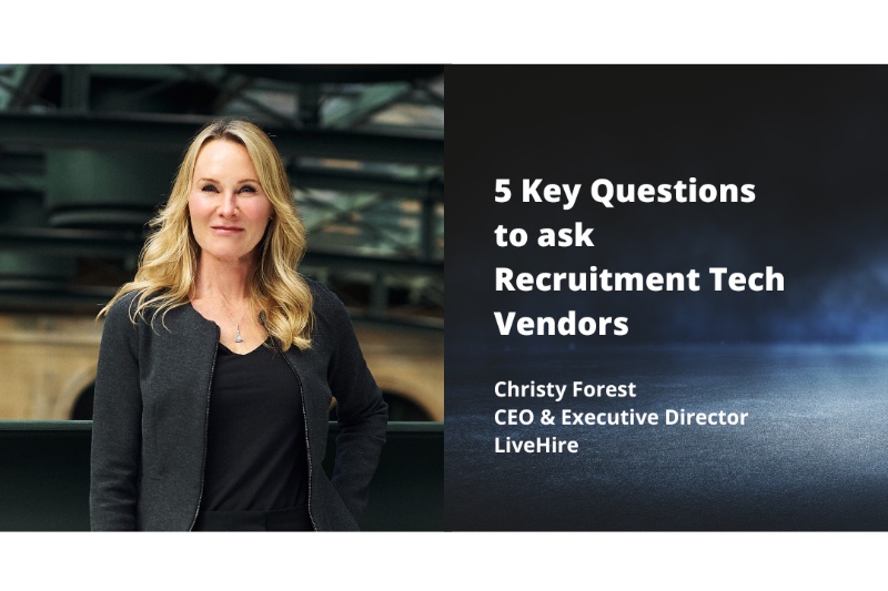 5 Key Questions to ask Recruitment Tech Vendors