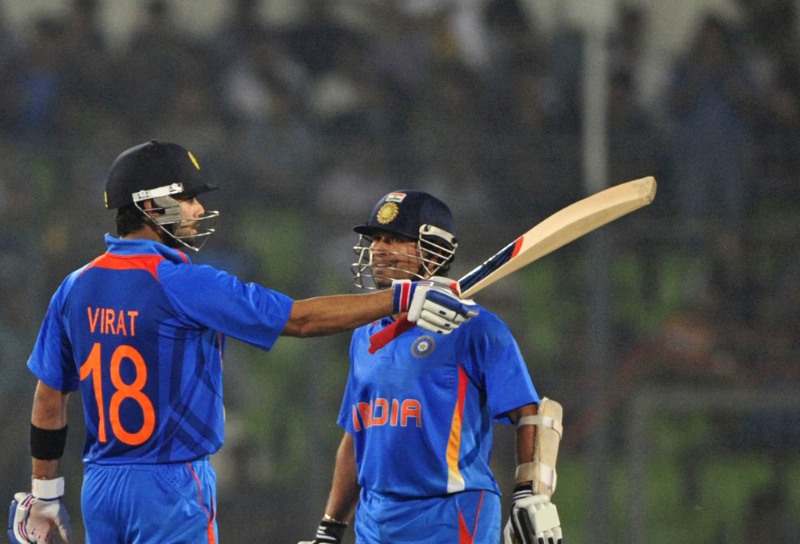 Virat Kohli and Sachin Tendulkar (Image Source: AFP)