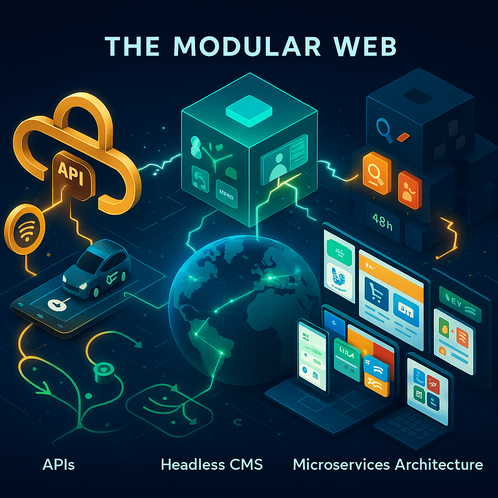 Web development connected with CMS, API's, MIicroservices,etc