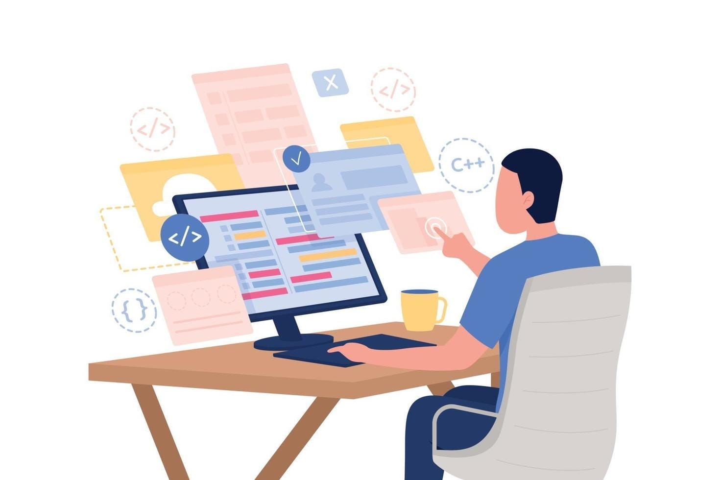 various coding courses and coding classes to teach programming languages, data science, and web development