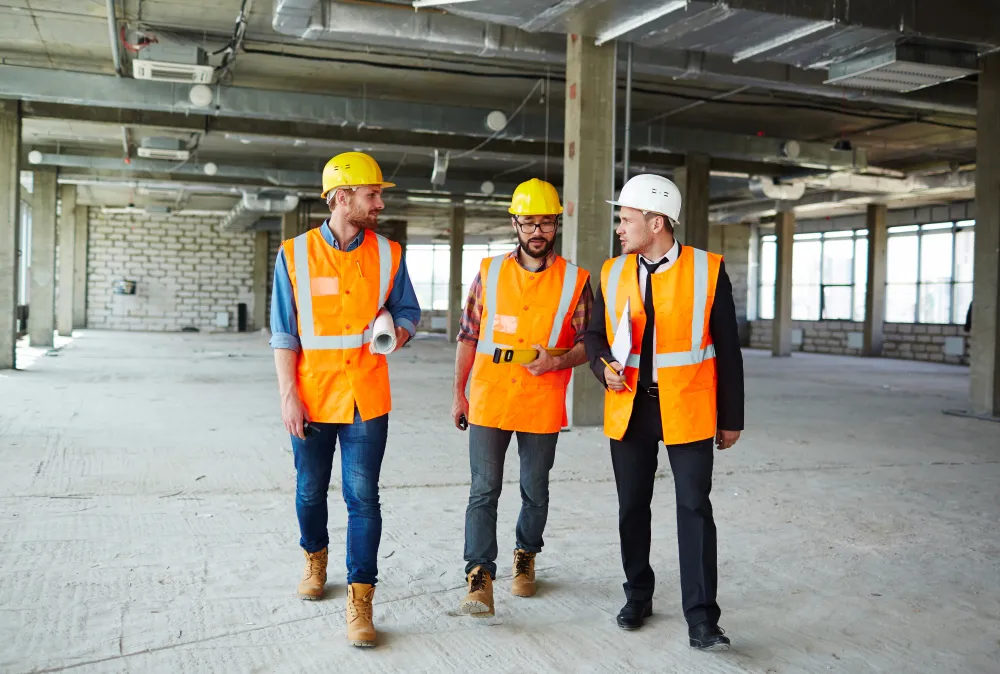 Construction crew