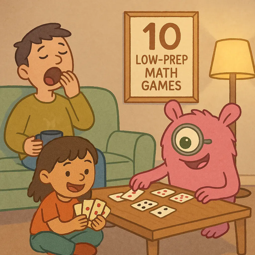 10 Low-Prep Math Games for Parents Too Tired to Teach