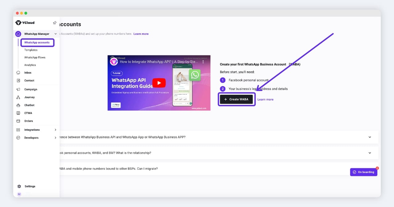 How to do WhatsApp blast on YCloud?