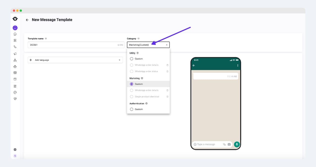 how to do whatsapp blast on ycloud?